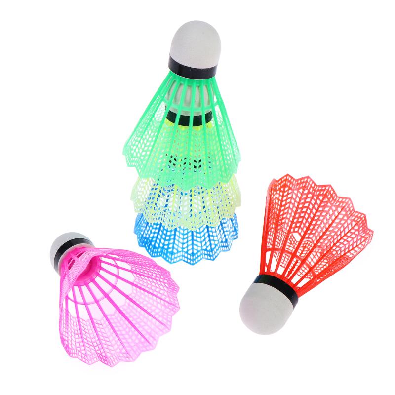 Badminton Shuttlecock - ~6/12er-Pack Langlebige Kunststoff-Badminton-Federbälle, Anfänger-Badminton-Federbälle, Windfeste Badminton-Federbälle