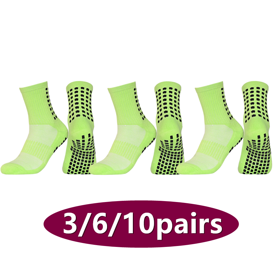 Sports Grip - 3/6/10 Paar Rutschfeste Grip-Socken für Männer