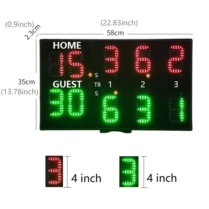 Tragbare XCM Digitale Punkteta – Scoreboard Digital Bewertung und Preis