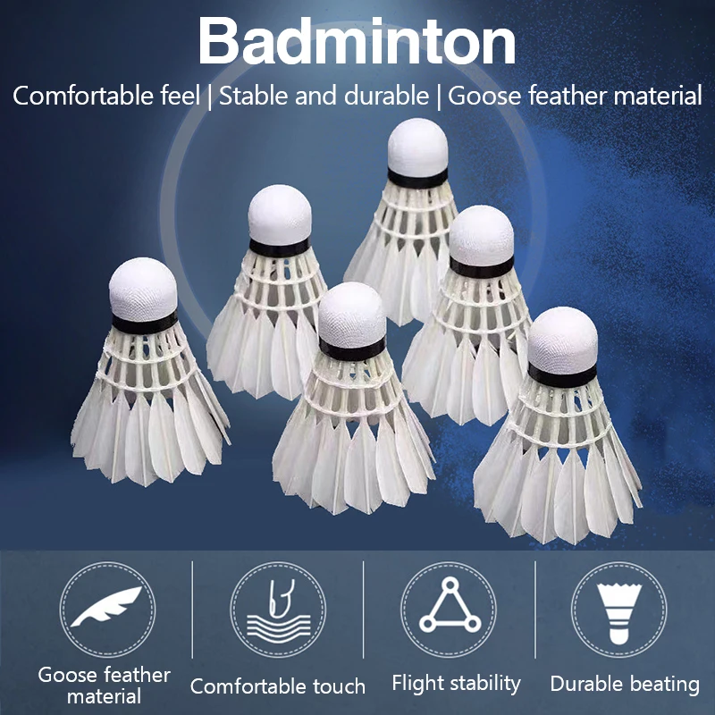 Neue Badminton-Federbälle aus  – Feather Shuttlecock Bewertung und Preis
