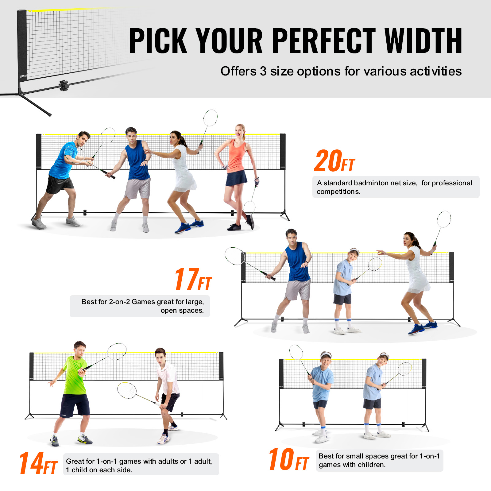 SucceBuy 20FT Badmintonnetz, h – Badminton Net Bewertung und Preis