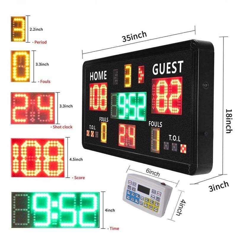 Tragbare Konsole mit Bedienfel – Scoreboard Digital Bewertung und Preis