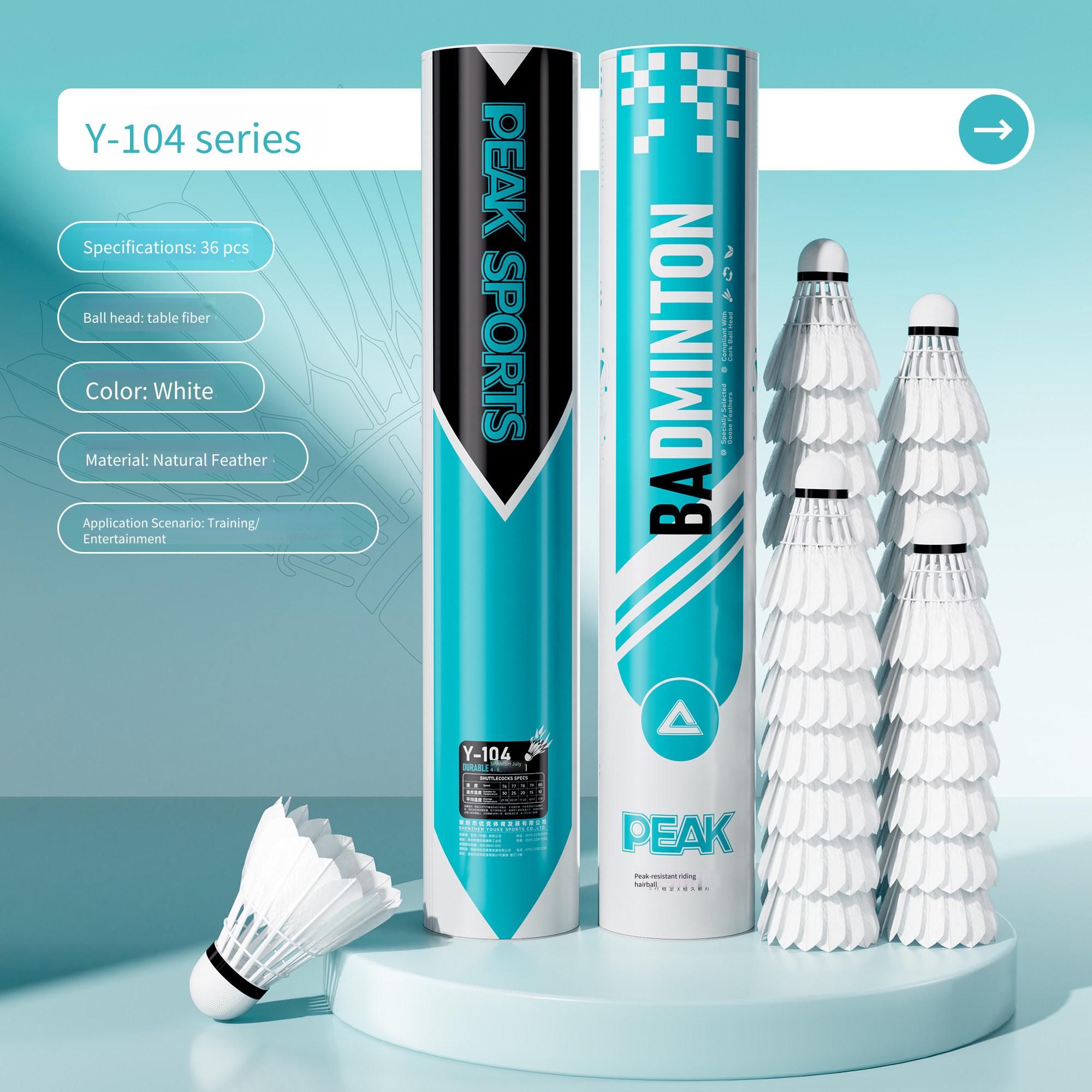 PEAK Gänsefeder-Badmintonbälle – Feather Shuttlecock Bewertung und Preis