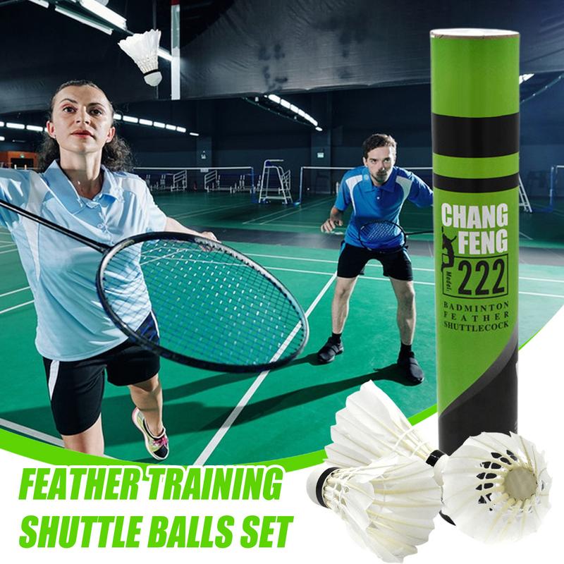 12 Stück langlebige Badminton- – Feather Shuttlecock Bewertung und Preis