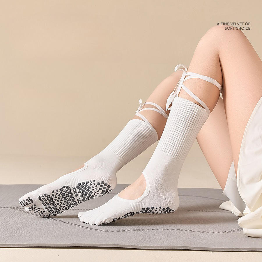 Damen-Schnür-Yoga-Socken mit G – Sports Grip Bewertung und Preis